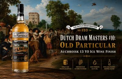 Old Particular - The Dutch Dram Masters - 13 years Auchroisk Ice Wine Cask - Batch 10 - 55.4%
