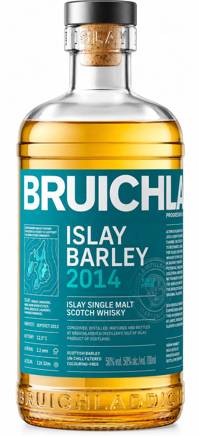 Bruichladdich Islay Barley 8 Years- 2014 - 50% Bruichladdich Islay Barley 8 Years- 2014 - 50%