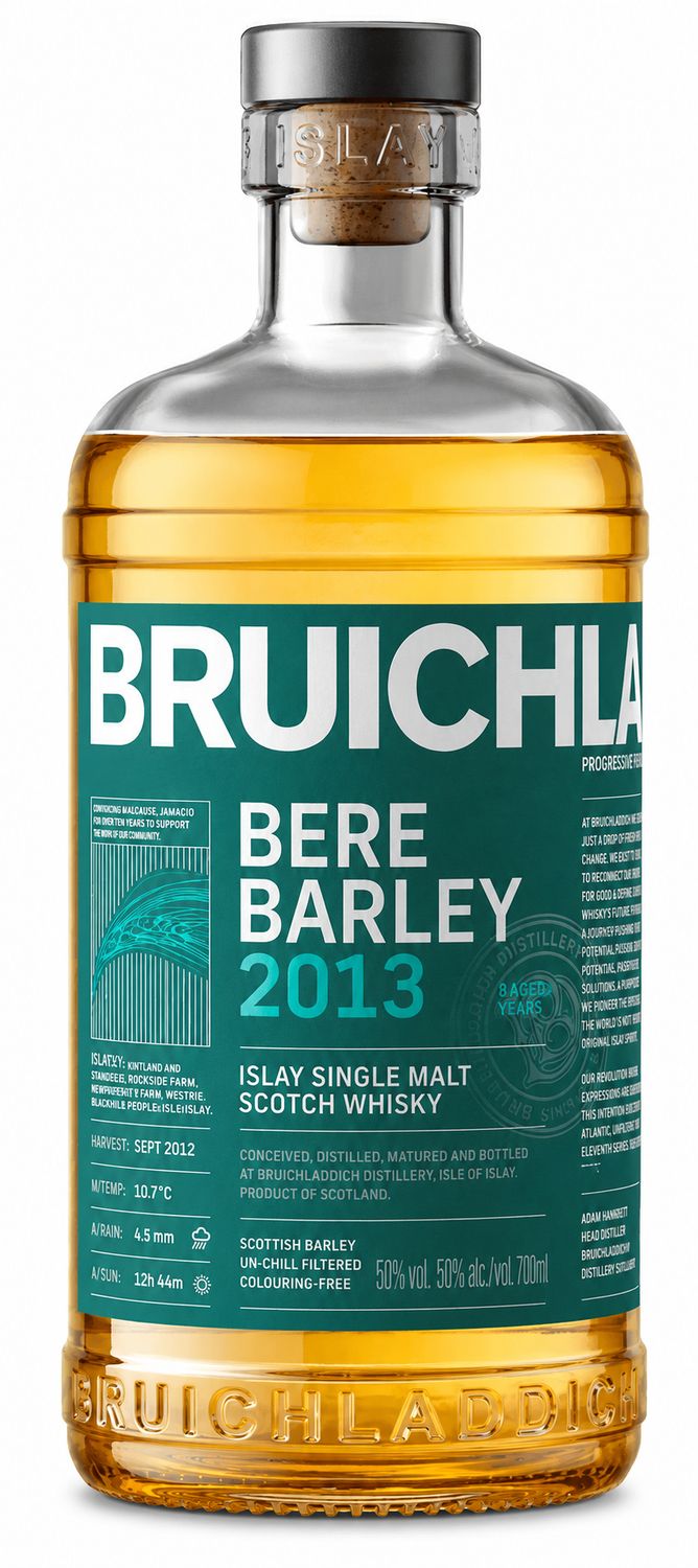 Bruichladdich Bere Barley 10 Years- 2013 - 50% Bruichladdich Bere Barley 10 Years- 2013 - 50%