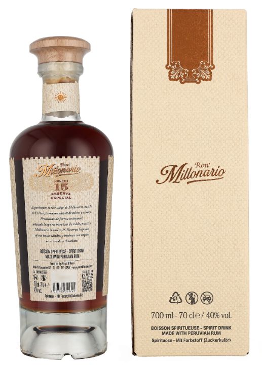 Ron Millonario 15 Years - 40% Ron Millonario 15 Years - 40%