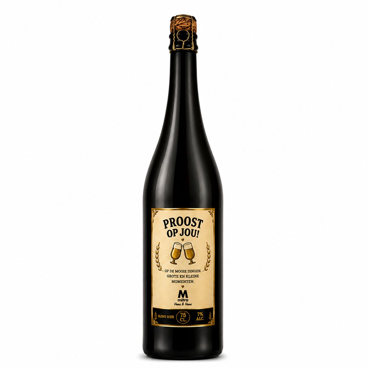 Proost Bier - grote fles 0.75cl. Proost Bier - grote fles 0.75cl.