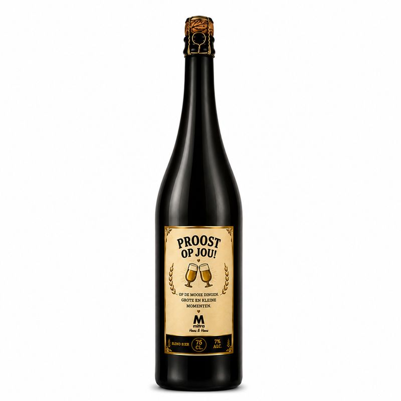 Proost Bier - grote fles 0.75cl.