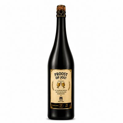 Proost Bier - grote fles 0.75cl. Proost Bier - grote fles 0.75cl.