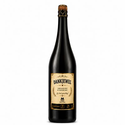 Dankjewel Bier - grote fles 0.75cl. Dankjewel Bier - grote fles 0.75cl.