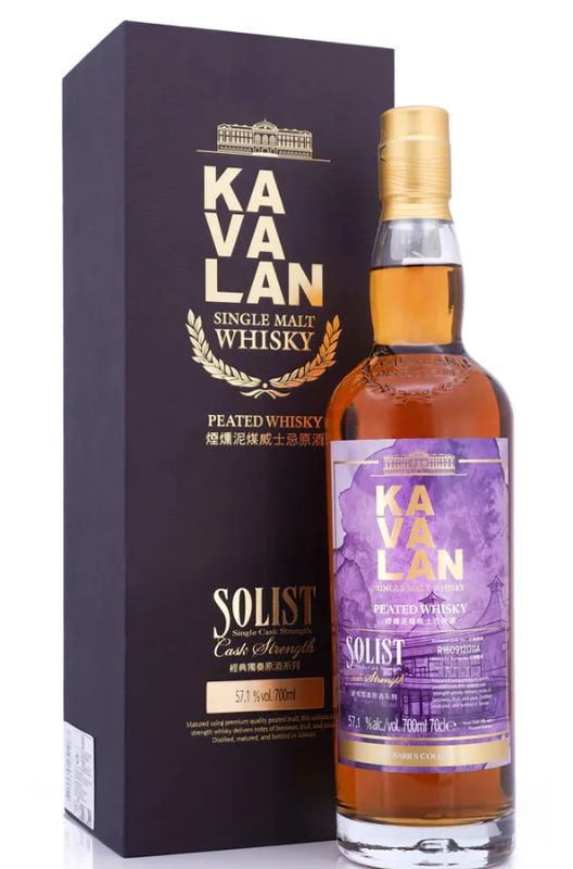 Kavalan Solist -  9 years - Single Cask Peated Malt - 57.1%