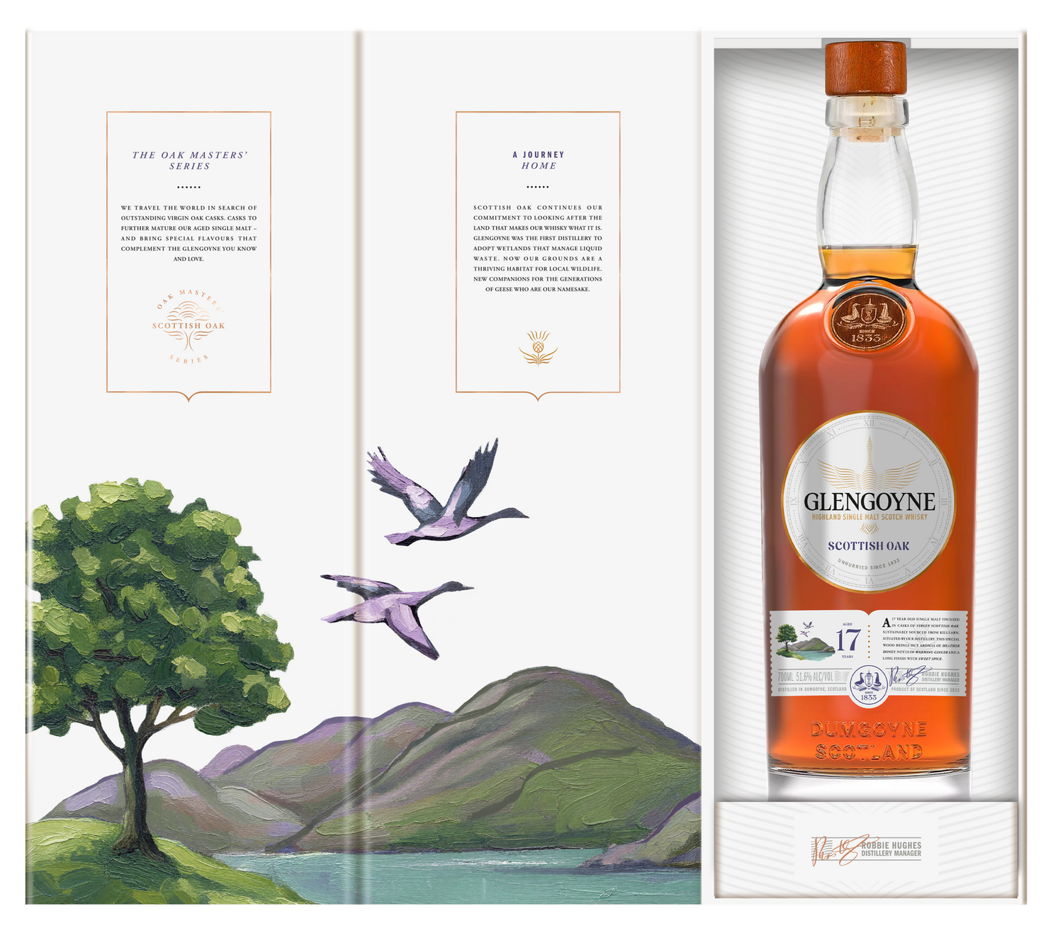 Glengoyne Scottish Oak 17 years - Single Malt - 51.6%