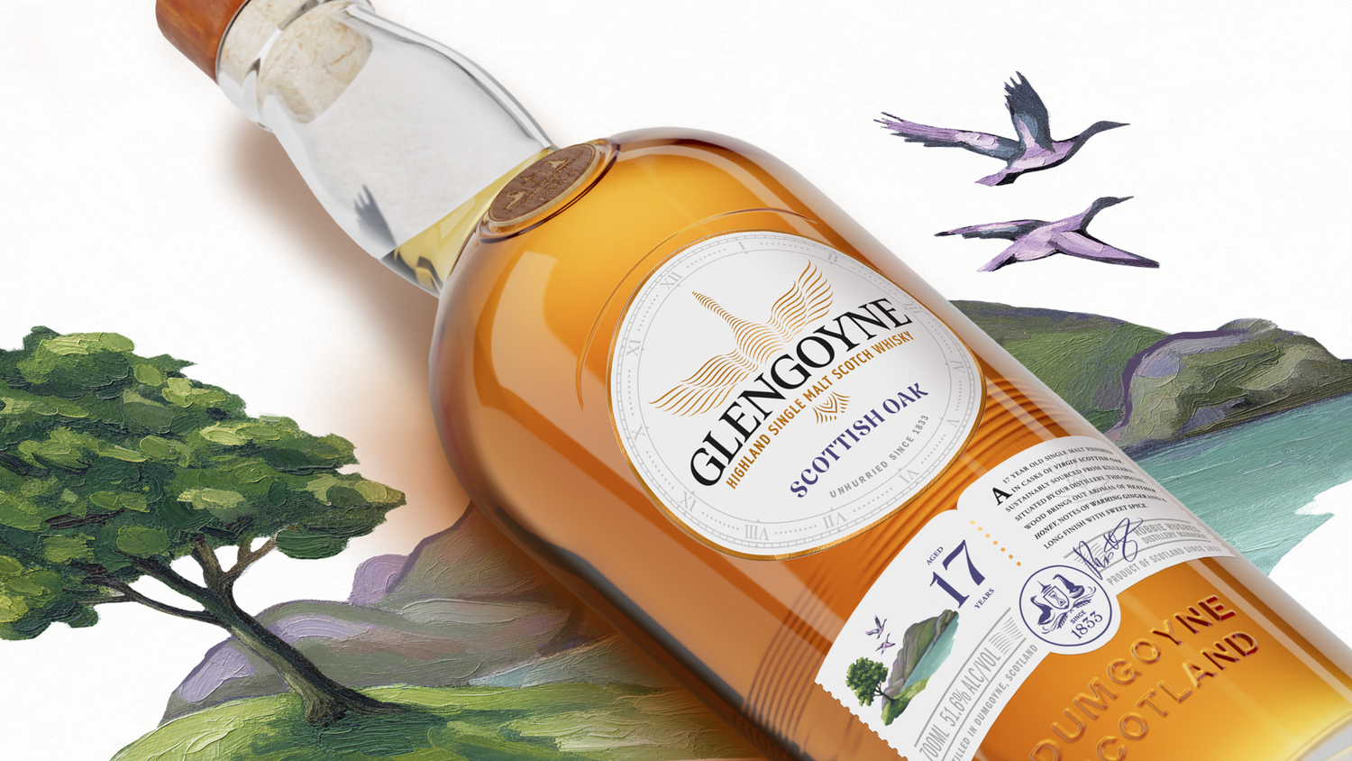 Glengoyne Scottish Oak 17 years - Single Malt - 51.6%