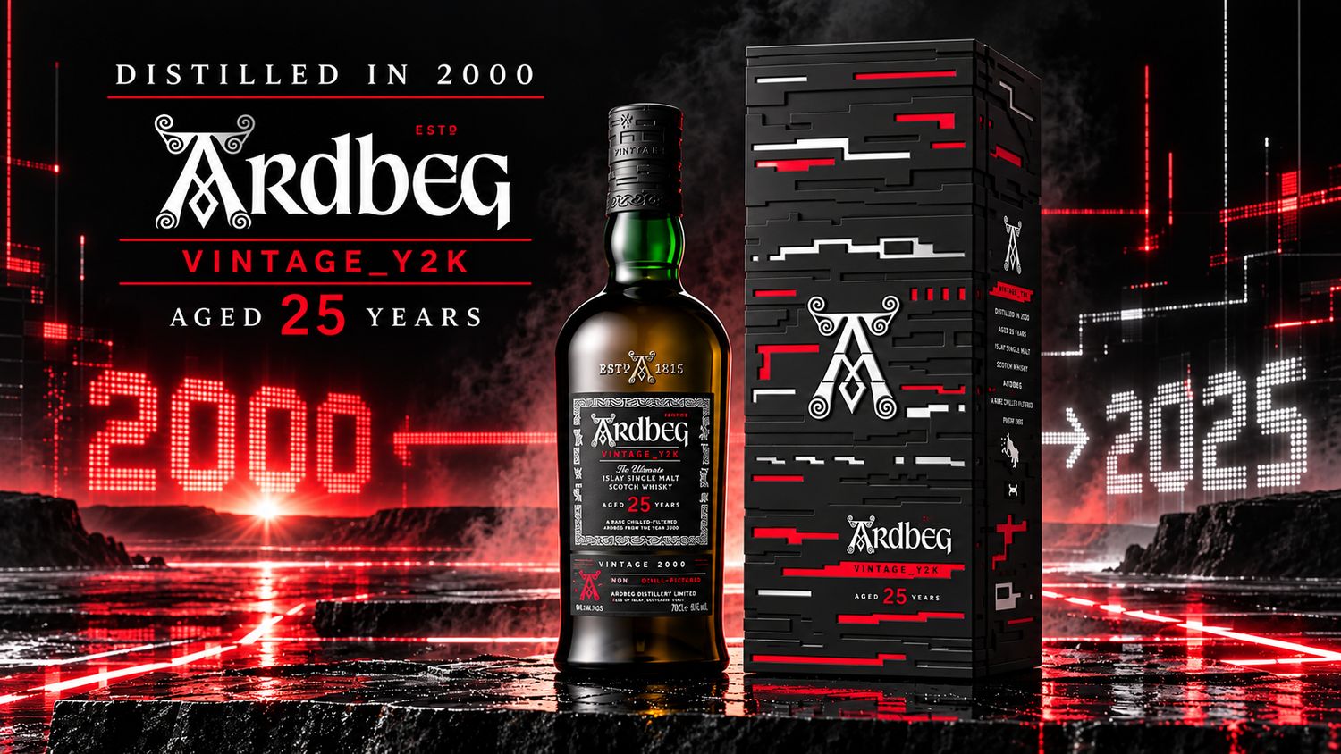 Ardbeg Vintage Y2K - 25 years - 47.8% Ardbeg Vintage Y2K - 25 years - 47.8%