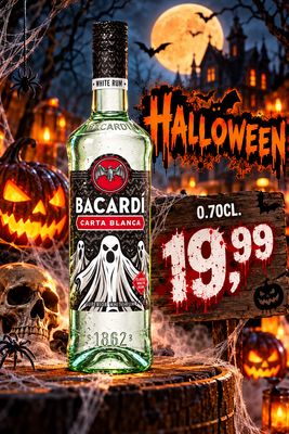 Bacardi Carta Blanca - HALLOWEEN edition