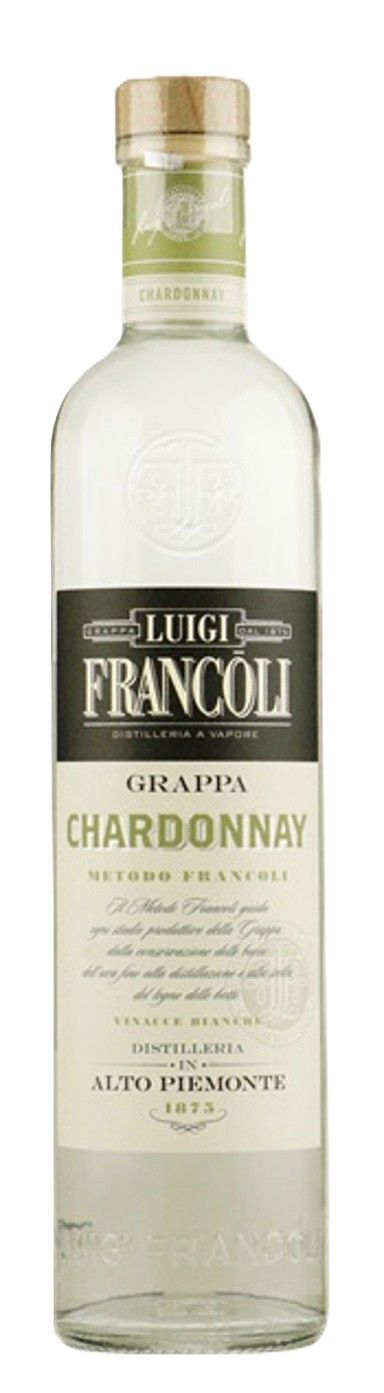 Luigi Francoli Grappa - Chardonnay - 41,5% Luigi Francoli Grappa - Chardonnay - 41,5%