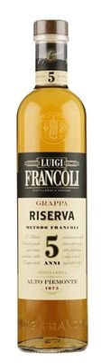 Luigi Francoli Grappa - Riserva 5 Anni - 41,5% Luigi Francoli Grappa - Riserva 5 Anni - 41,5%