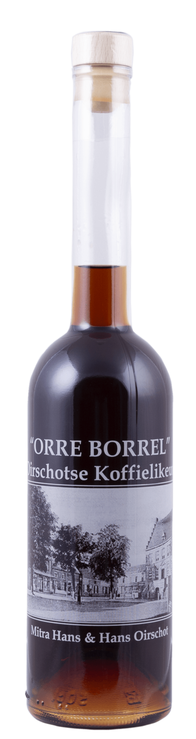 Orre Borrel Oirschotse koffielikeur 0.50cl. Orre Borrel Oirschotse koffielikeur 0.50cl.