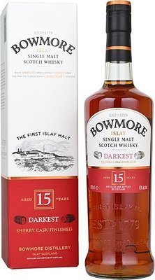 Bowmore Darkest 15 jaar - 43%