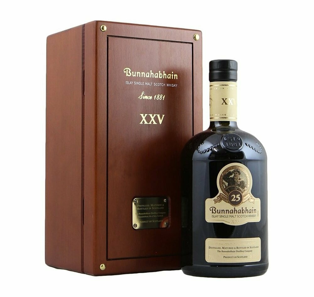 Bunnahabhain 25 years - 46,3% - oude versie Bunnahabhain 25 years - 46,3% - oude versie