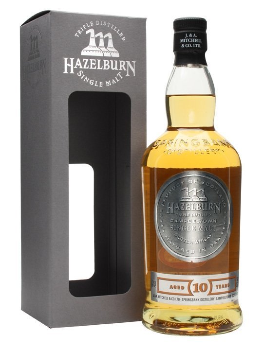 Springbank Hazelburn 10 years - 46% - Wordt geleverd zonder doos!