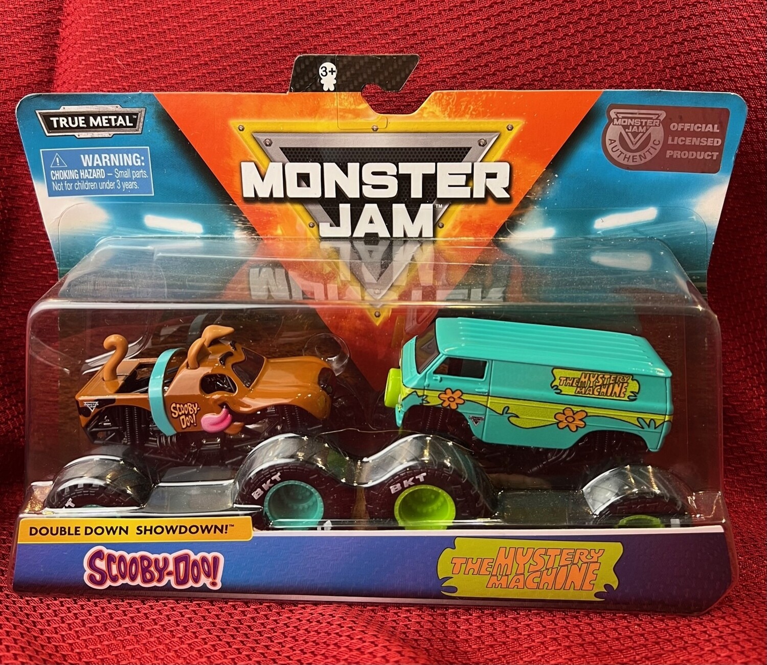 Scooby-Doo Monster Jam Truck Set (2) signed by Scott Innes