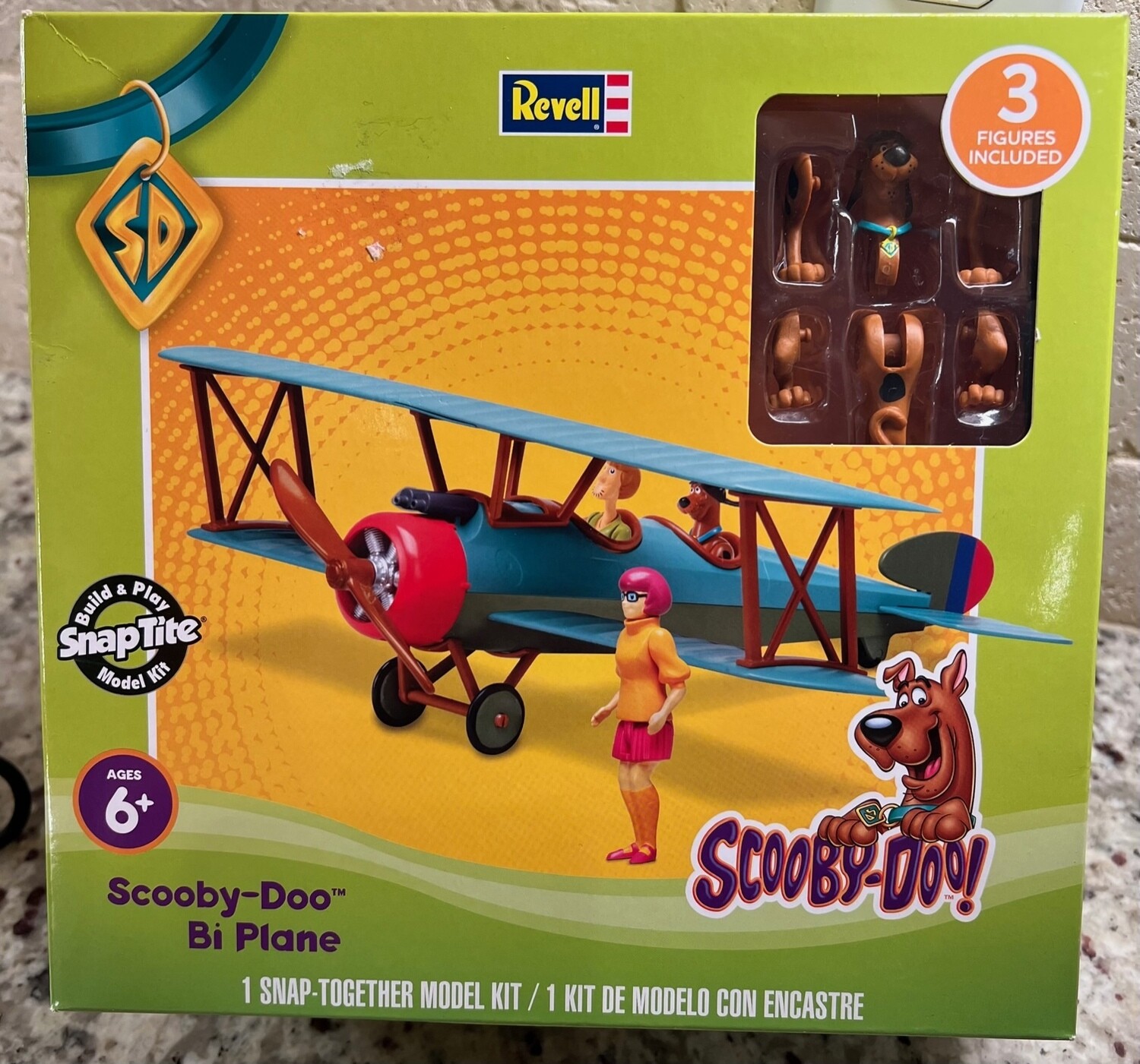 Scooby-Doo Bi Plane signed by Scott Innes