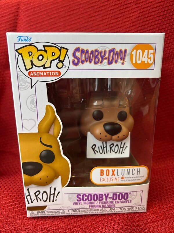 Pop Funko Scooby-Doo signed by Scott Innes