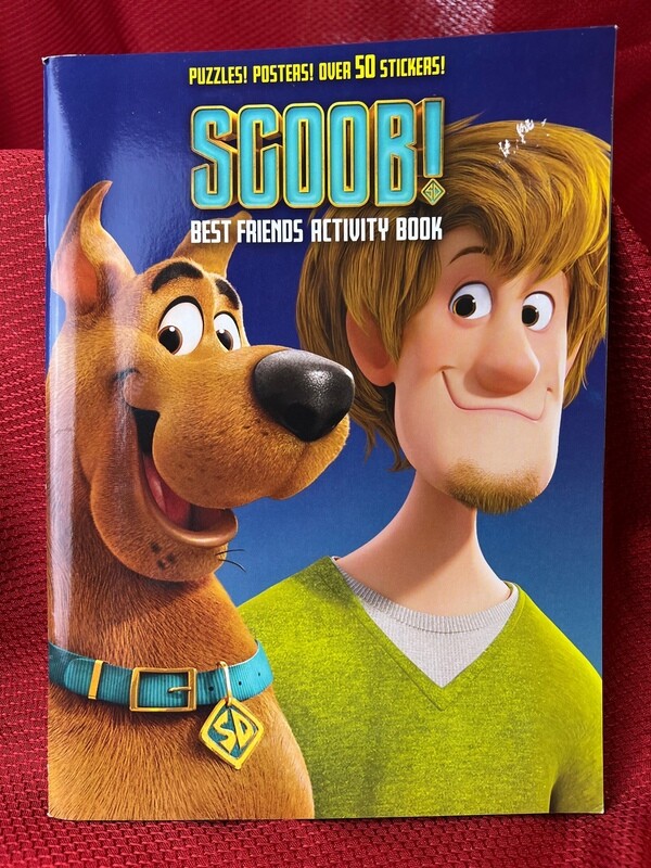 Scoob! Best Friends Activity Book signed by Scott Innes