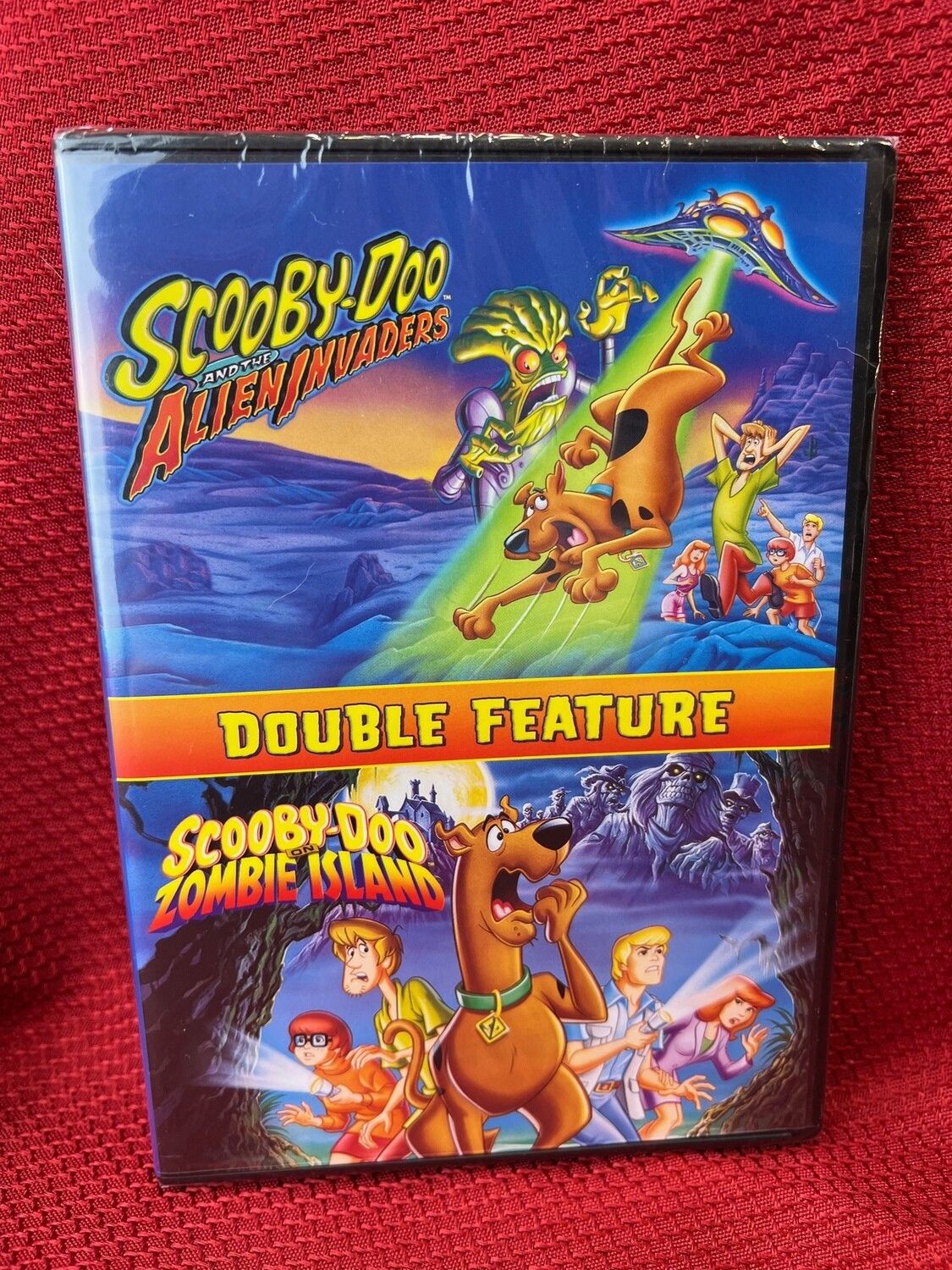 Scooby-Doo and the Alien Invaders / Zombie Island Double Feature DVD signed by Scott Innes