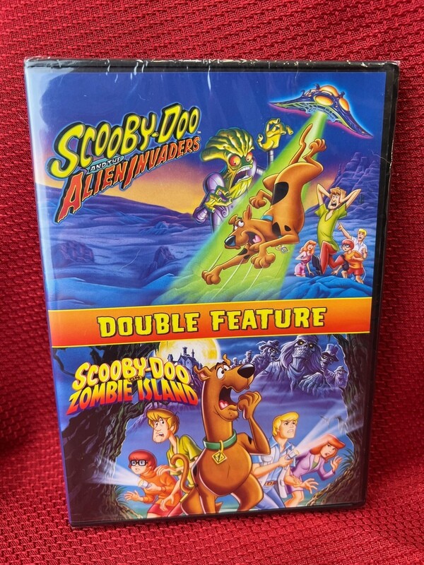 Scooby-Doo and the Alien Invaders / Zombie Island Double Feature DVD signed by Scott Innes
