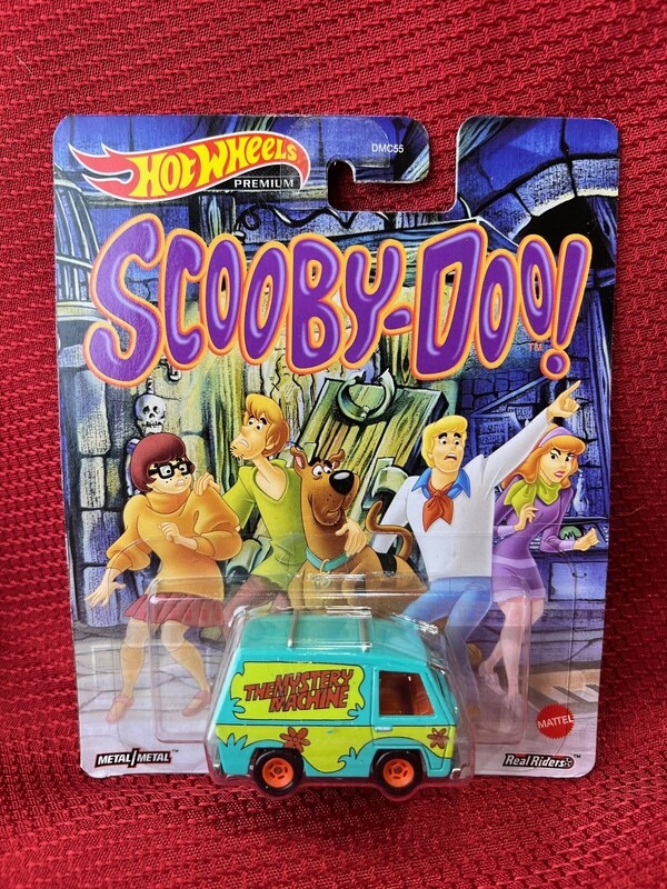 Small Hot Wheels Die-Cast Mystery Machine signed by Scott Innes