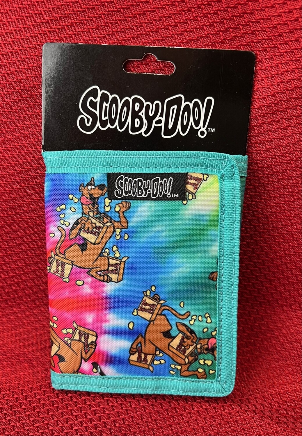 Scooby-Doo Tie-Dyed Wallet signed by Scott Innes