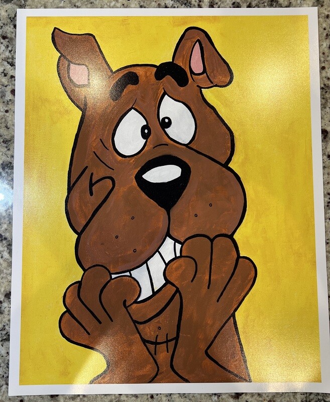 16x20 Hand Drawn and Painted Art by Scott Innes