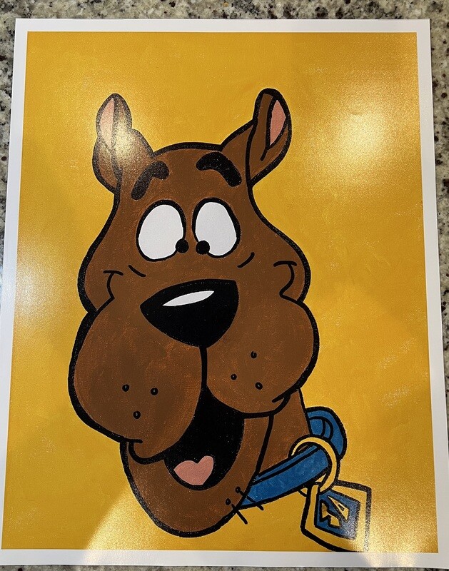 16x20 Hand Drawn and Painted Art by Scott Innes