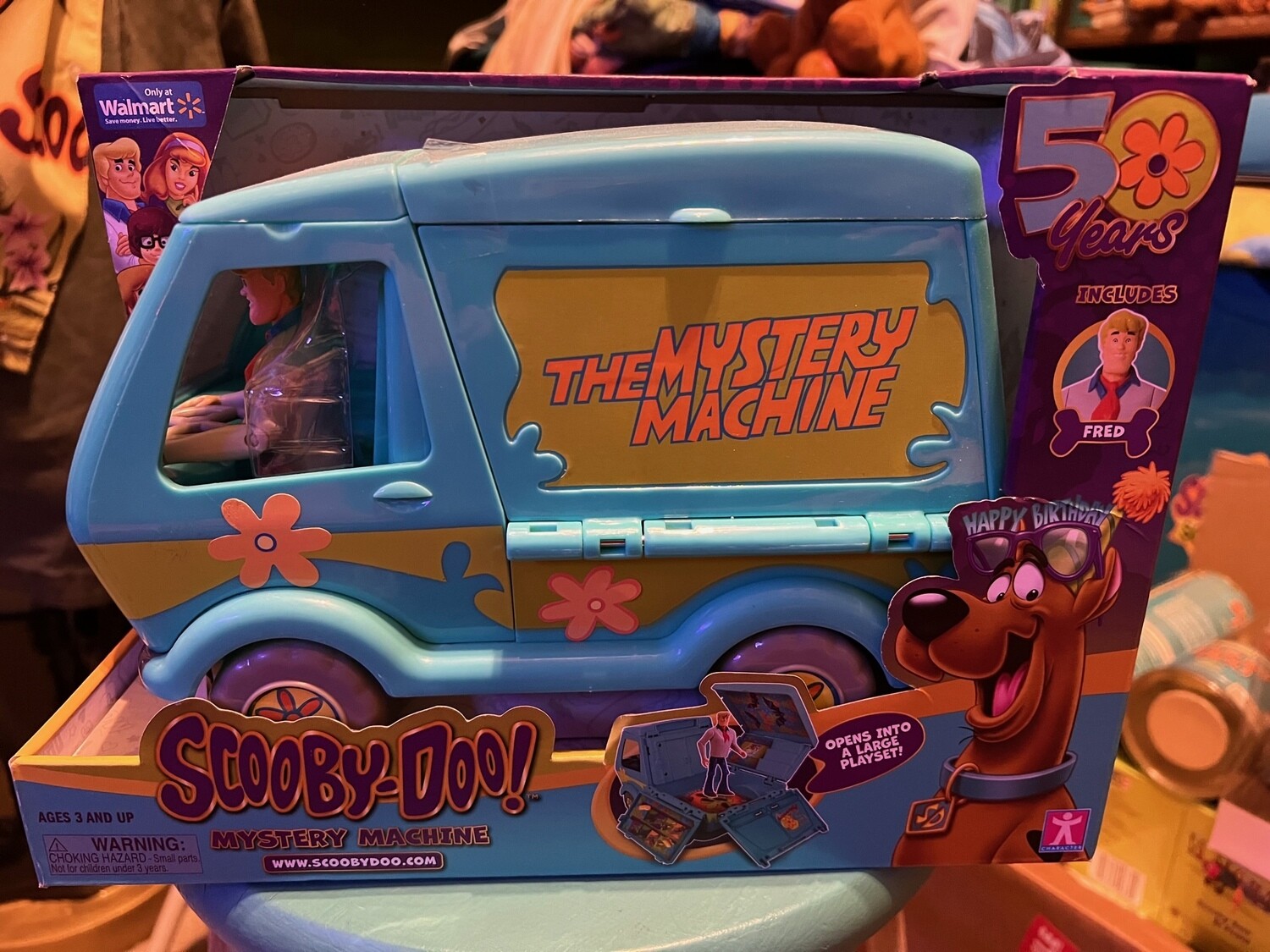 Fred Jones Action Figure in Mystery Machine signed by Scott Innes