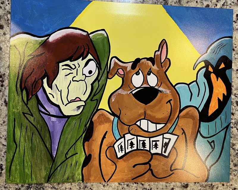 16x20 Hand Drawn and Painted Art by Scott Innes