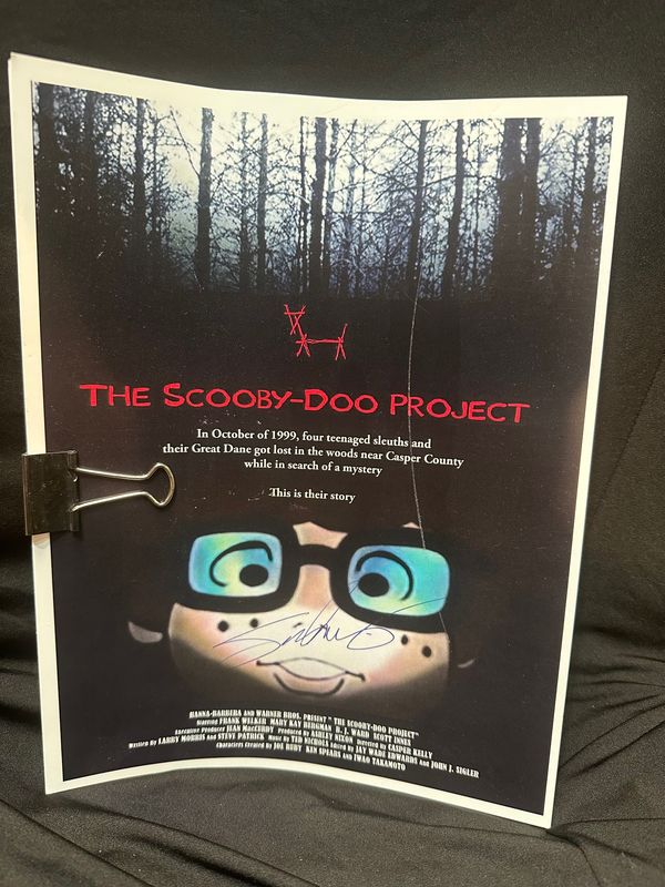 The Scooby Doo Project Signed Movie Script