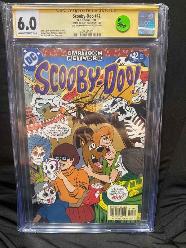 Signed 6.0 Graded Scooby Comic