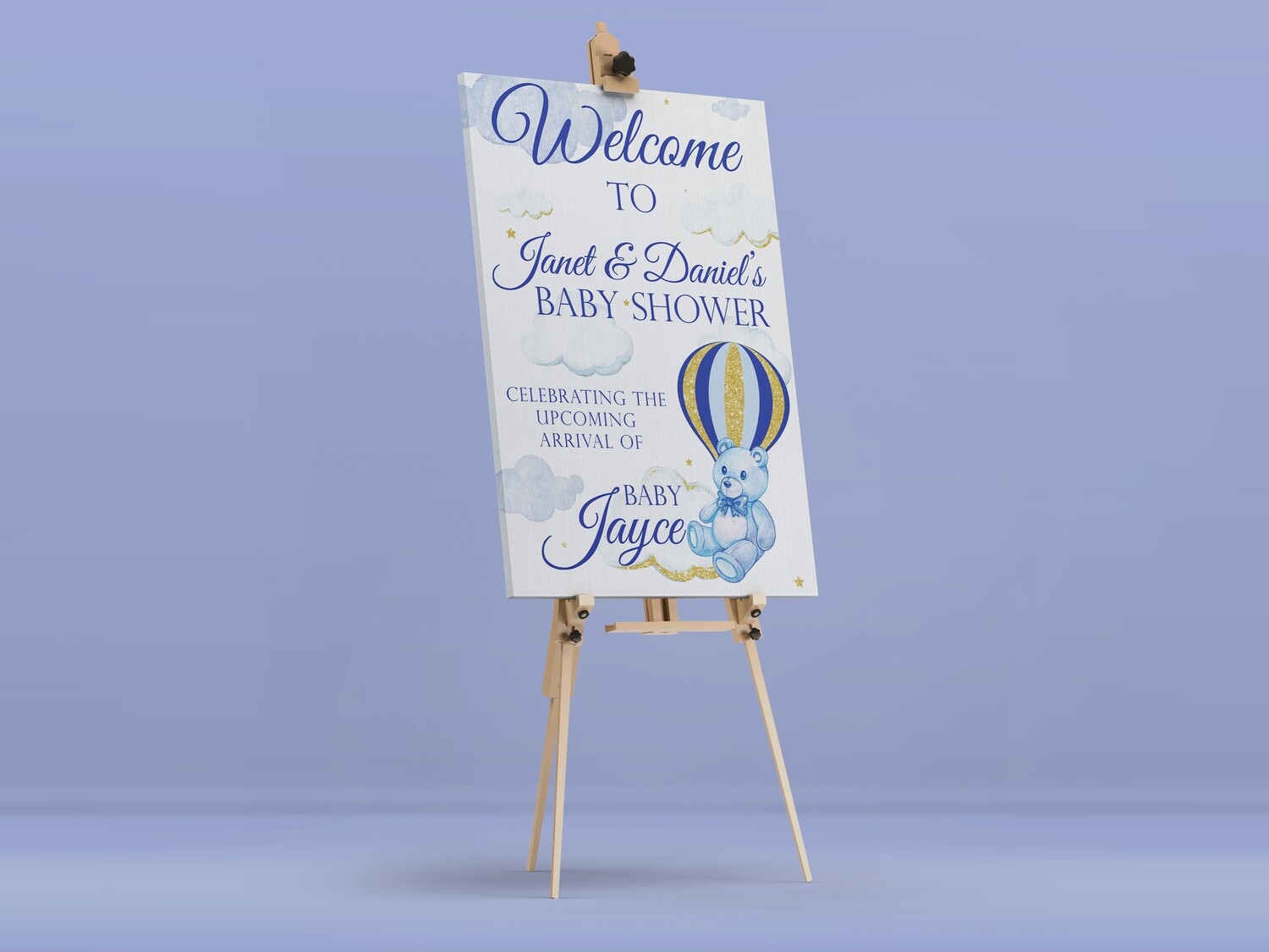 Beary Cute Welcome Sign