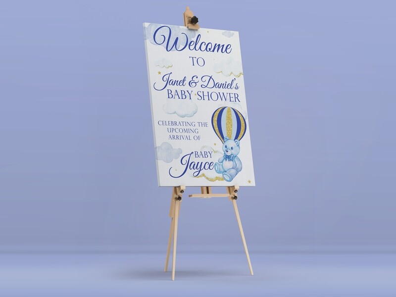 Beary Cute Welcome Sign