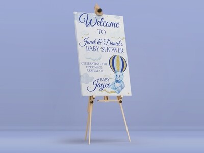 Beary Cute Welcome Sign