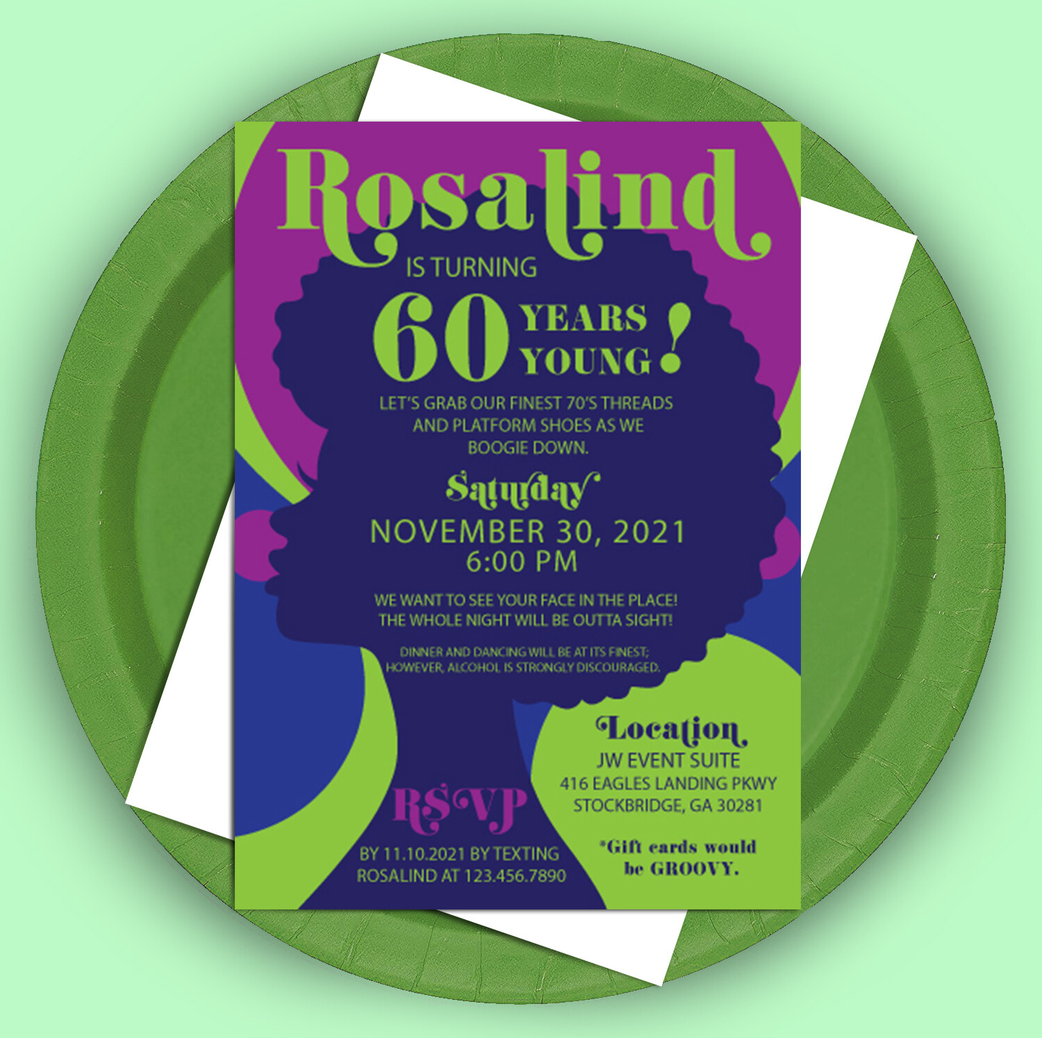 Groovy Chic Invitation