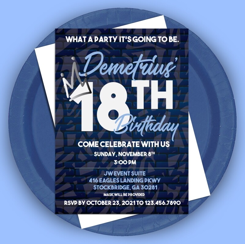 Kick Back for A King Invitation