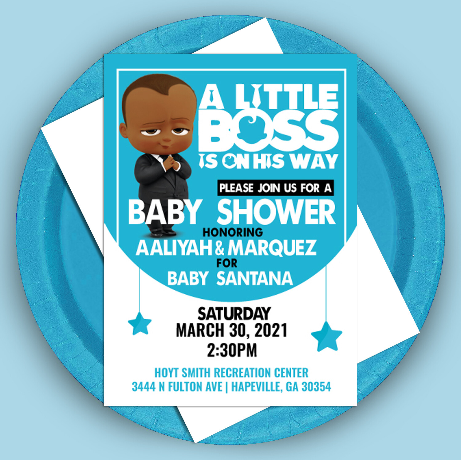 Little Baby Boss Invitation