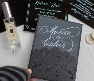 Opaque Acrylic Invitations