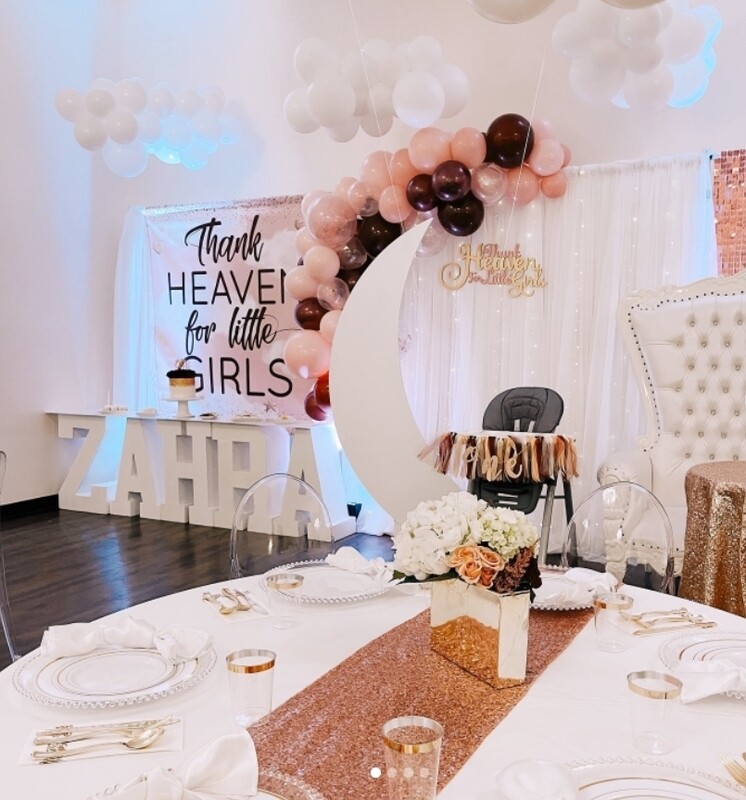 8&#39; x 8&#39; Sweet Table Backdrop