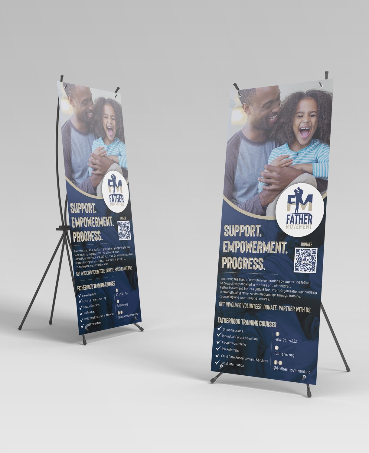 X-Stand Retractable Banner 32&quot;x71&quot;