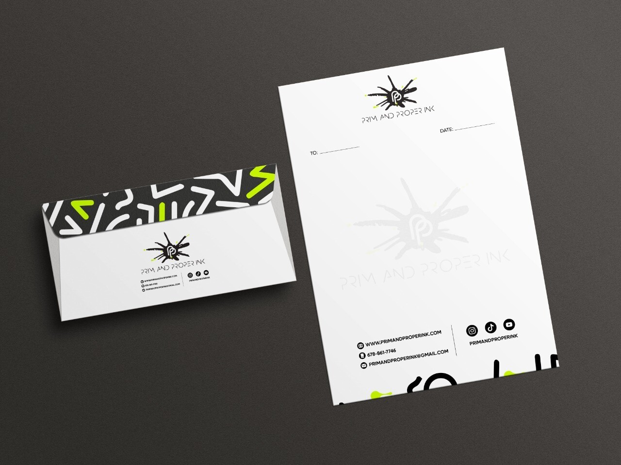 Letterhead &amp; Envelope Design Only