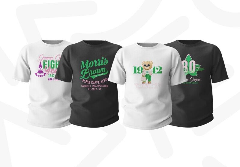 Text Only 4 Shirt Design Only Bundle