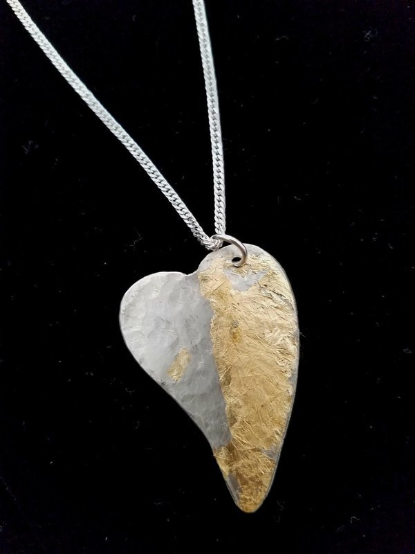 Necklace, Heart of Gold