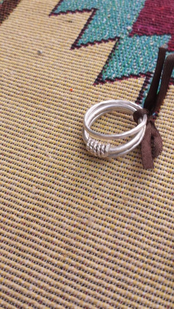 Ring Stacked Rings Sterling Silver