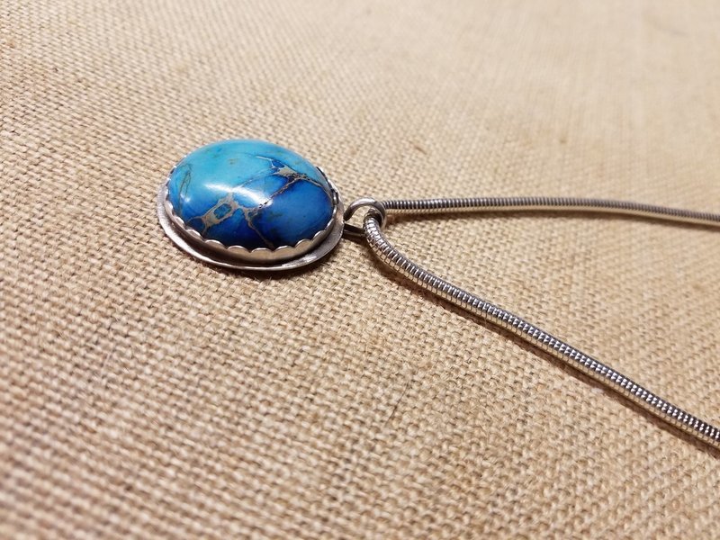 Sea Sediment Jasper set in  sterling silver