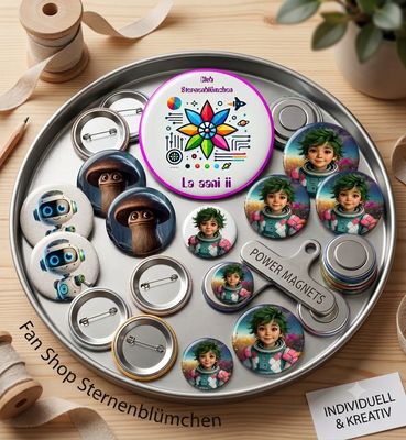 Magnet &amp; Ansteckbuttons