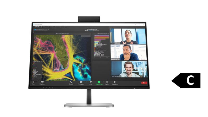 HP Serie 5 Pro 23.8" FHD Monitor 524pf