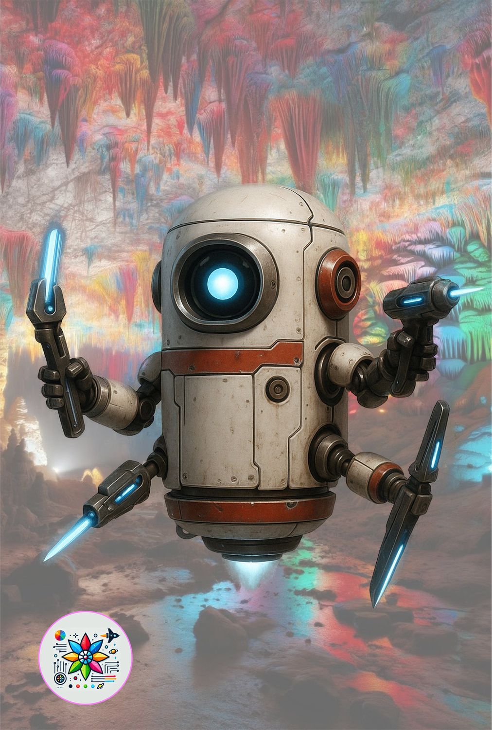 ​Sammel Postkarte P-0011 Service Roboter